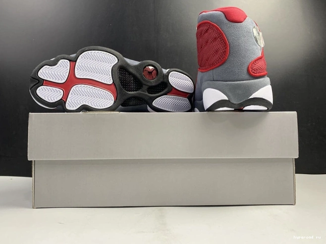 Flint Grey 13 Jordan Air 414571-600 Retro Red Gym 0604
